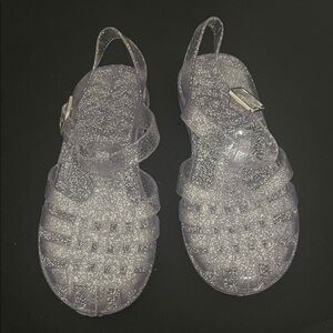 Glitter Jelly Sandals